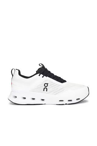 On Cloudnova X Sneaker in White & Black | FWRD | FWRD 