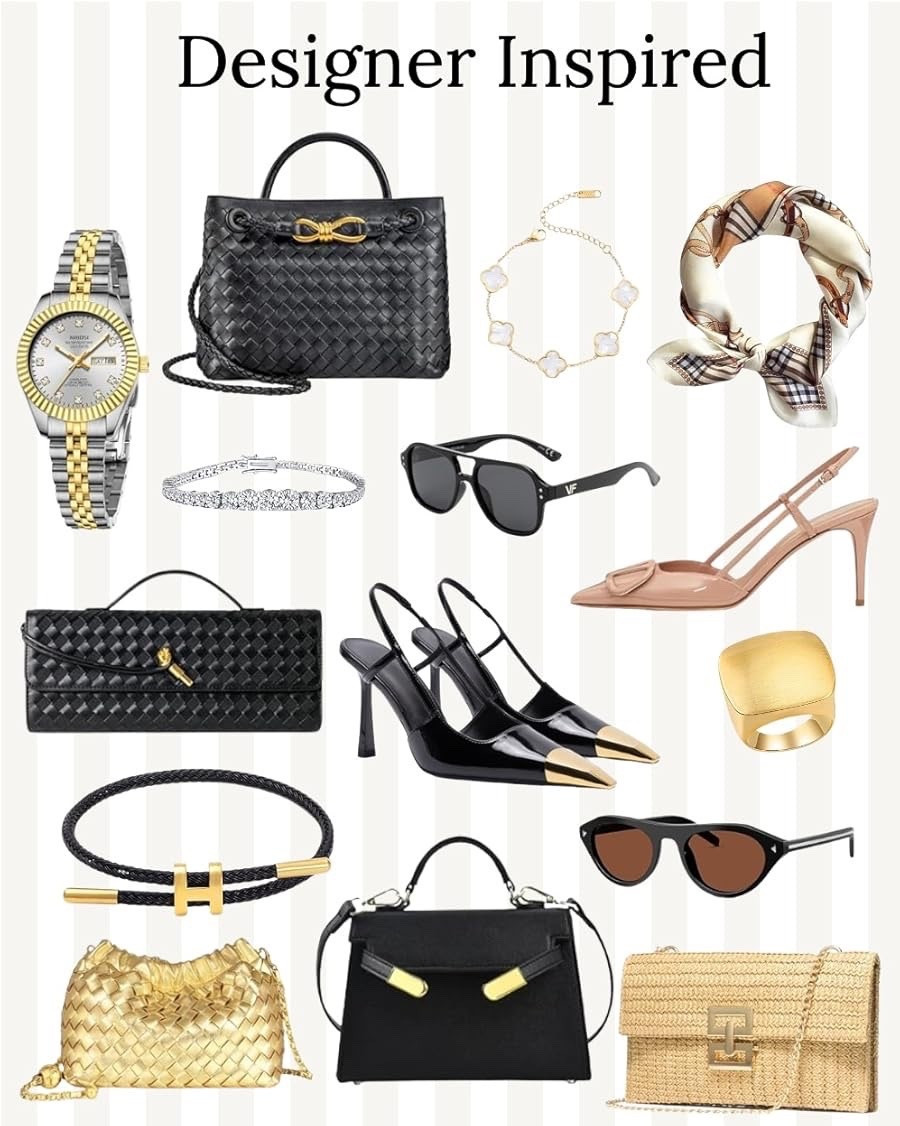 Designer inspired statement pieces! 🖤

#LTKootd #LTKgrwm #LTKdayinmylife