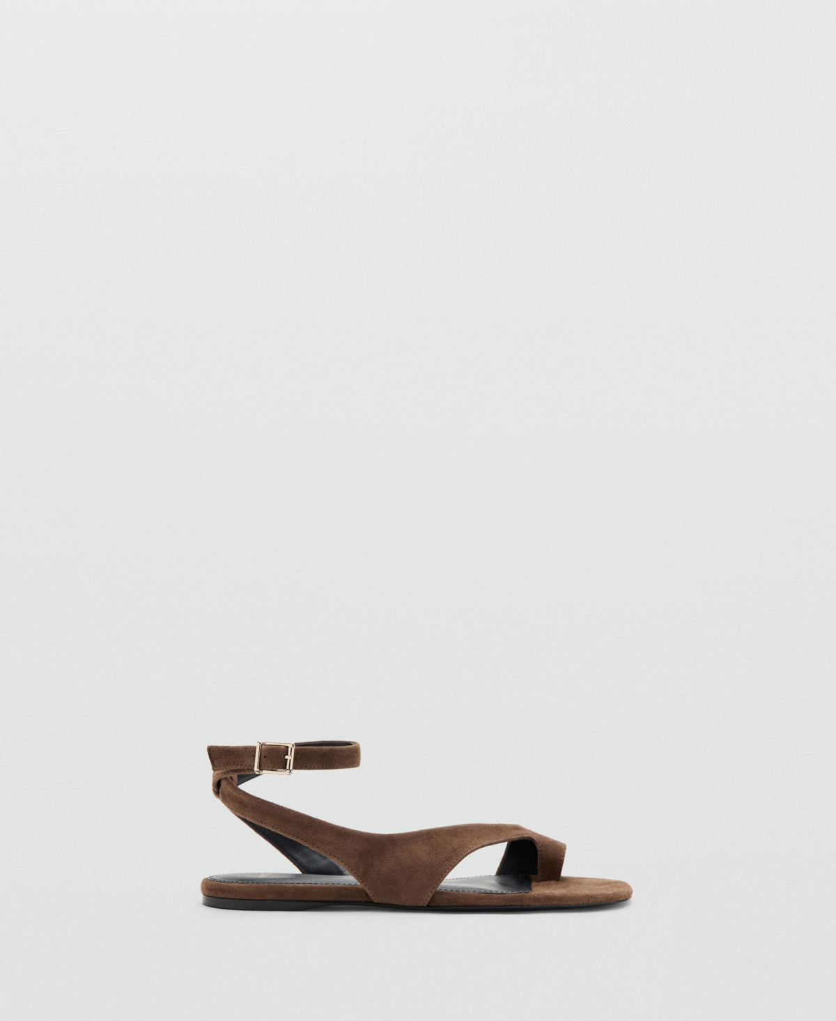 Mango Women's Leather Straps Sandals - Brown | Macy's