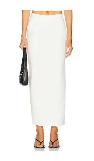 Rio Side Slit Skirt in Natural | Revolve Clothing (Global)