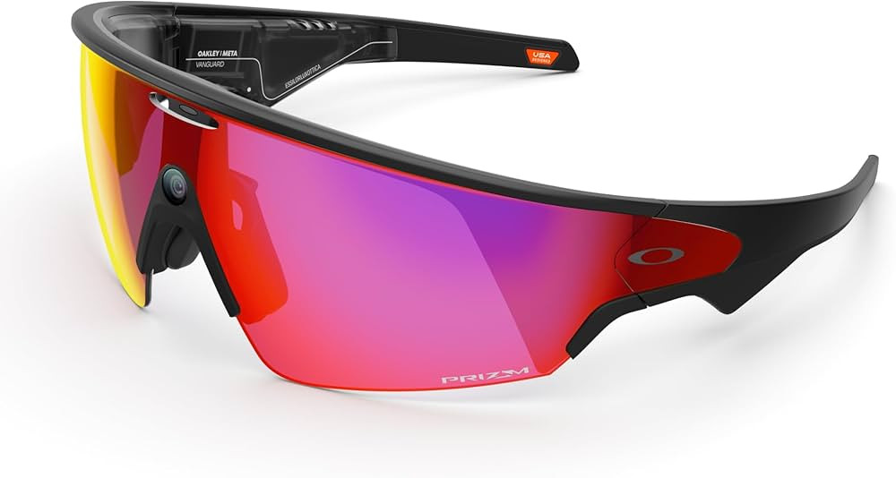 Oakley | Meta Vanguard with Meta AI, Audio, Photo, Video Compatibility - Black, Prizm™ Road | Amazon (US)