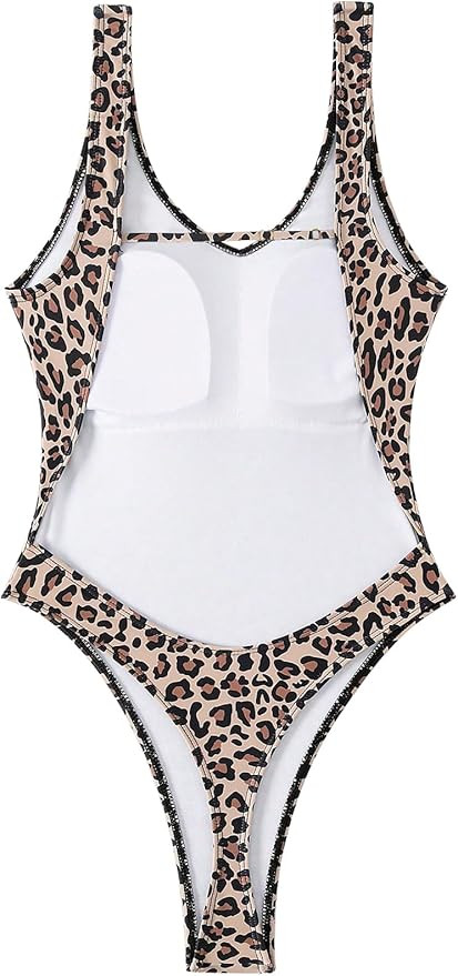 Lilosy Sexy Open Back Cheekly One Piecce Swimsuit | Amazon (US)
