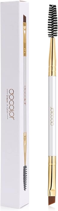 Docolor Eyebrow Brush Duo Eyebrow Spoolie Professional Angled Eye Brow Brush Perfect for Lining a... | Amazon (US)