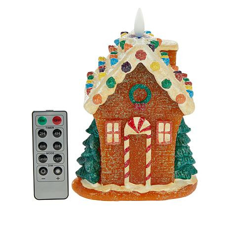 Unmatched 6" 3D Flame Christmas Cottage Candle - 20434130 | HSN | HSN