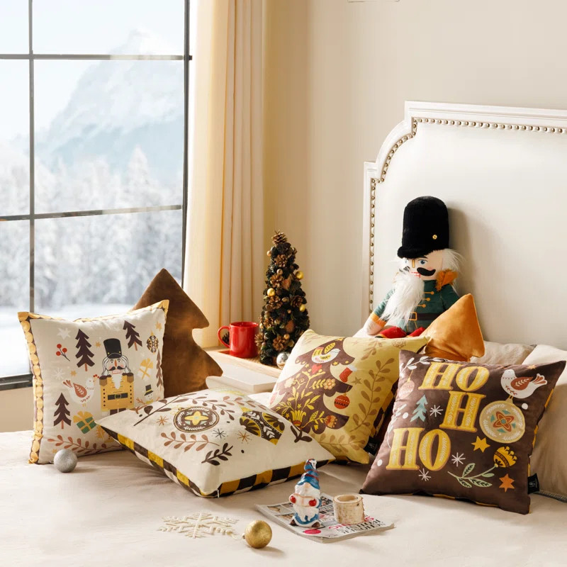 2023 Christmas Abstract Pillow Cover | Wayfair North America