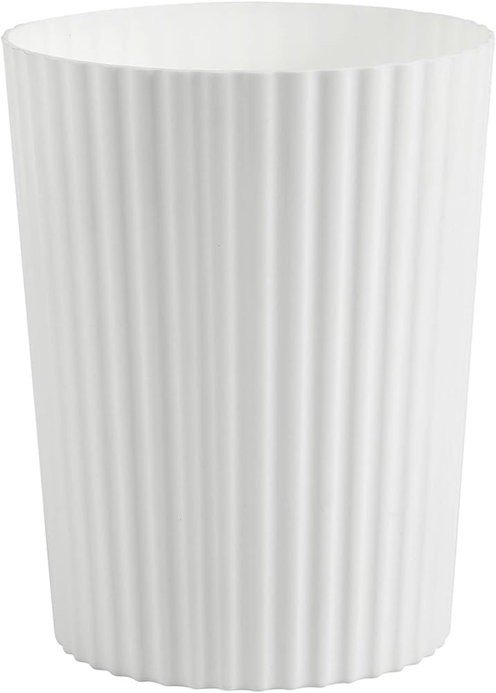 JiatuA Small Trash Can Plastic Wastebasket Round Garbage Container Bin for Bathroom, Kitchen, Bed... | Amazon (US)