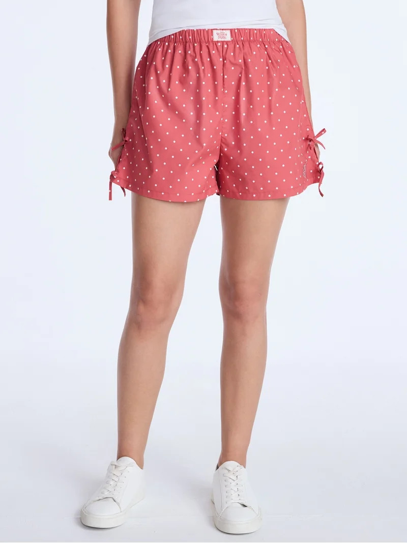 Winnie the Pooh Women's Polka Dot Boxer Shorts, Sizes XXS-XXL | Walmart (US)