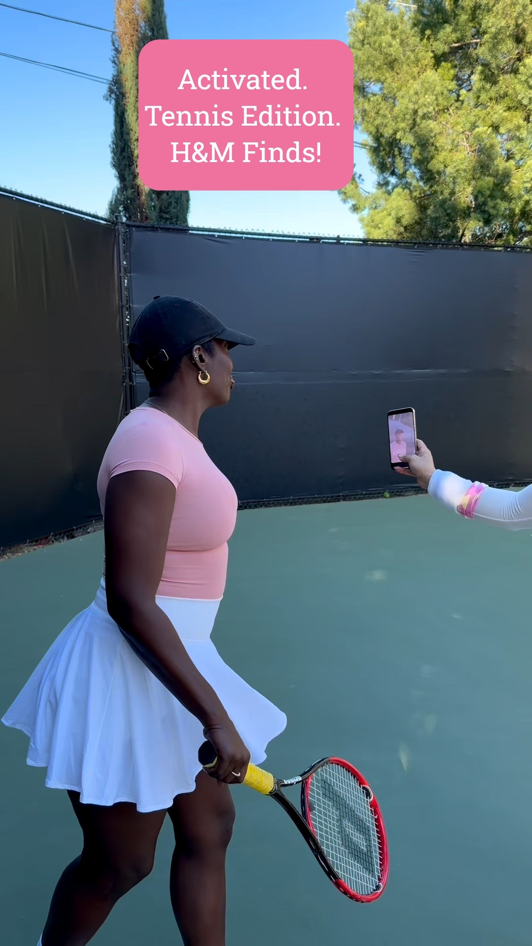 Activated on the court. 

I love for my tennis fits to be cute, free flowing and affordable. This skirt offers great coverage with shorts inside and paired with a fitted top for additional bounce support. All for under $40! 

#LTKFindsUnder100 #LTKfitnessgoals #LTKActive