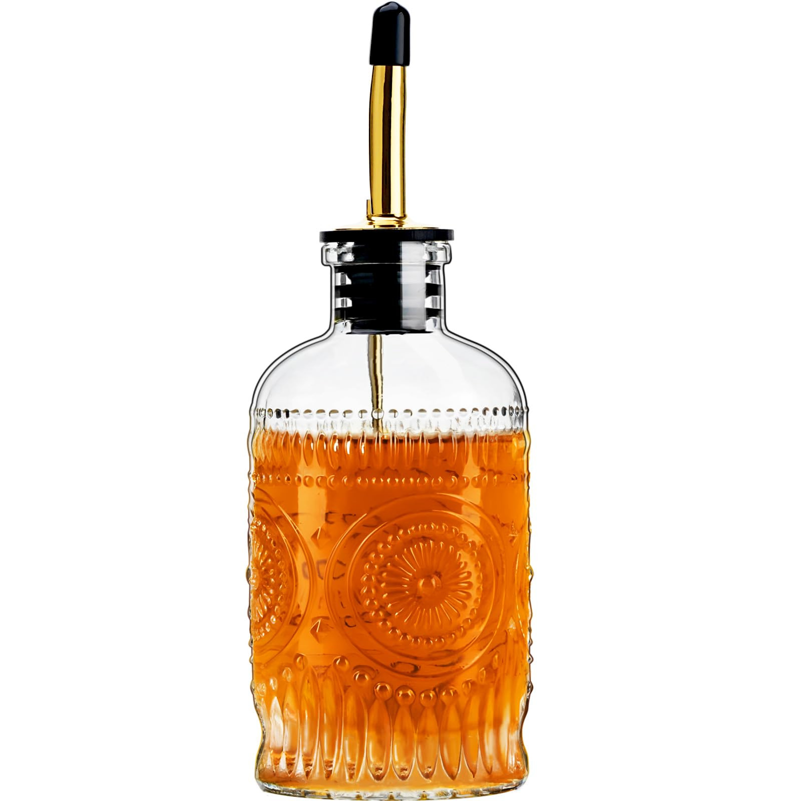 Glass Coffee Syrup Dispenser Bottles 7 OZ, Simple Syrup Bottles with Metal Pour Spout, Syrup Disp... | Amazon (US)