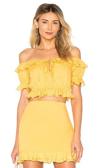 Privacy Please Stella Top in Golden Sun | Revolve Clothing (Global)