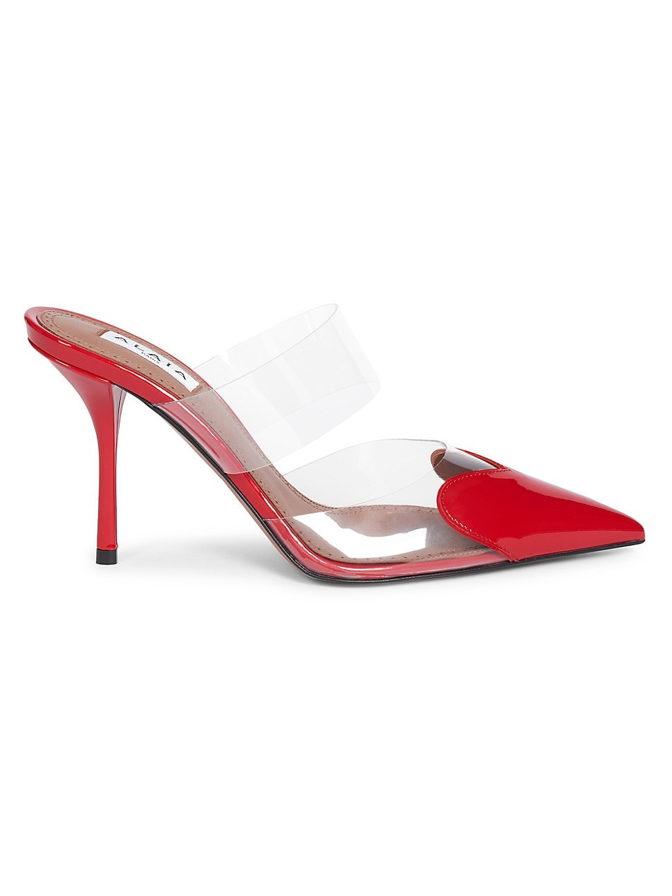 Women's PVC Heart-Toe Mules - Red - Size 8 | Saks Fifth Avenue