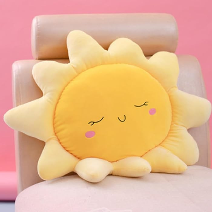 OUKEYI Flower Floor Pillow Sun Shape Cushion Cute Seating Pad Chair Cushion Oversized Throw Pillo... | Amazon (US)
