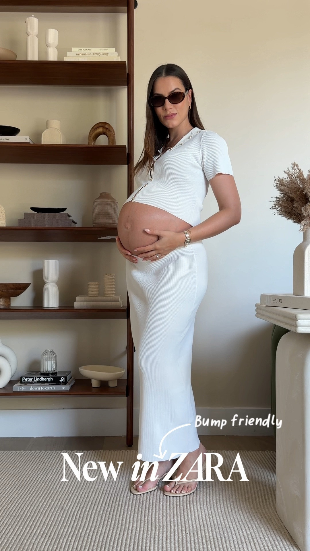 Still catching up on some bump-friendly outfits from the past few weeks… because at this point the bump isn’t very friendly anymore 😂🤍

But I had to share this beautiful white knit set from @Zara. It’s not maternity, but the stretchy fabric made it so comfortable with the bump, and the gold details give it that chic, elevated look while still being super easy to wear.

Such a good option for summer, vacation, brunch or even a baby shower and definitely something you can keep wearing postpartum too.

Perfect if you’re looking for bump-friendly outfits, non maternity pregnancy outfits, Zara outfits, knit sets, summer pregnancy outfits, pregnancy fashion inspiration or postpartum style.

Comment SHOP and I’ll send you the links ✨

#LTKBump #LTKmomlife #LTKootd