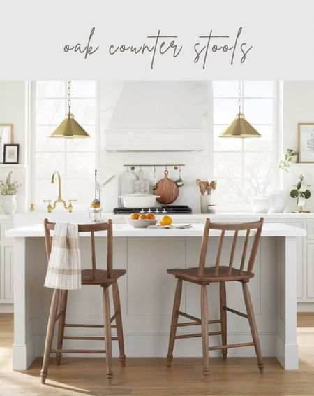 Cute oak counter stools, 2 for $219! Great reviews too?”!

#LTKstyletip #LTKhome