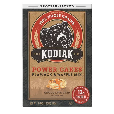 Kodiak Cakes Protein-Packed Power Cakes Chocolate Chip Pancake and Waffle Mix - 18oz | Target