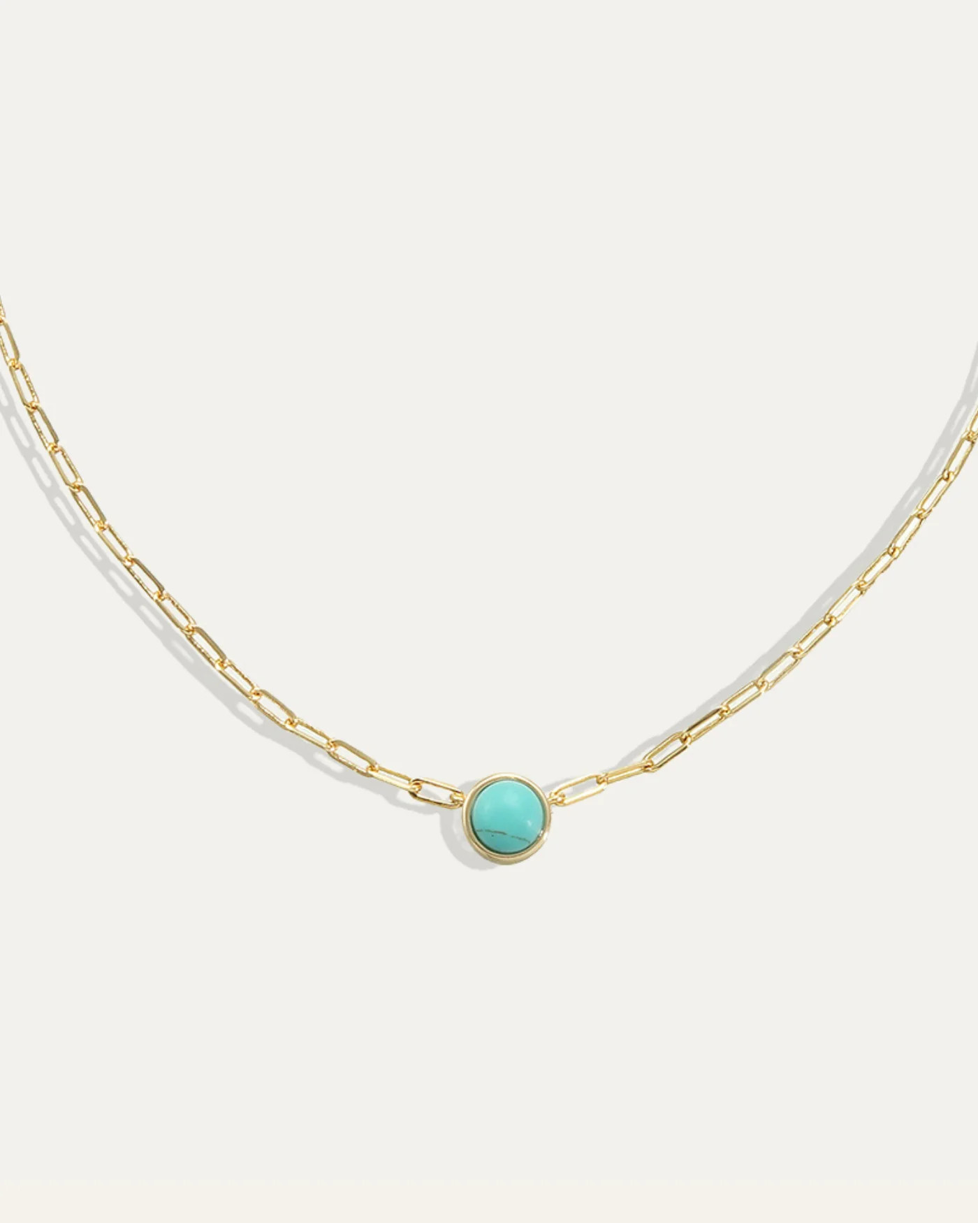 Ava Paperclip Necklace in Turquoise | Stella & Dot