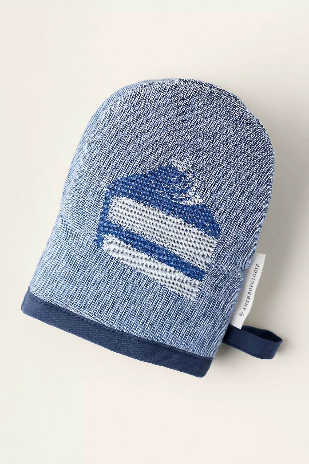 Ariane Jacquard Oven Mitt | Anthropologie (US)