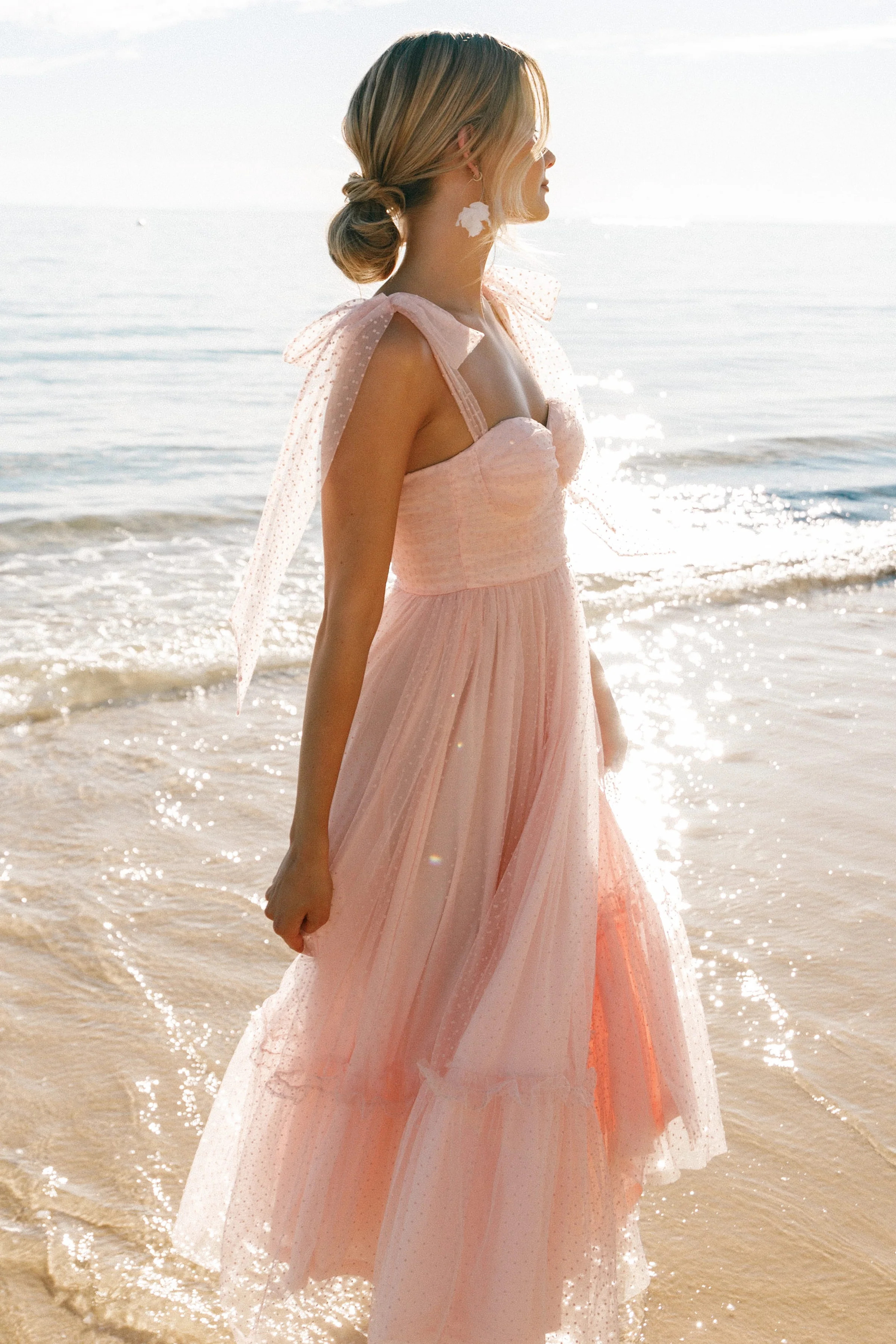 Floret Midi Dress - Petal Pink | Petal & Pup (US)