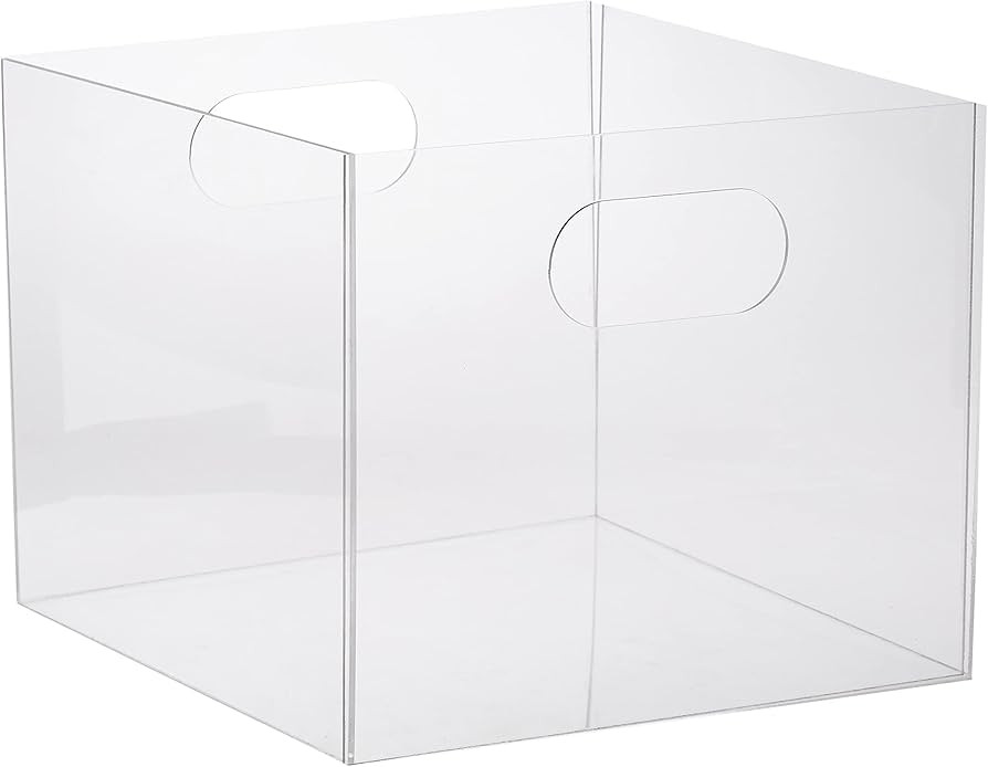 russell+hazel Acrylic File Box, Clear, 12.25 in x 12.75 in x 10 in, Pack of 1 (55712) | Amazon (US)