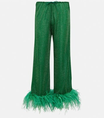 Lumière Plumage wide-leg pants | Mytheresa (US/CA)