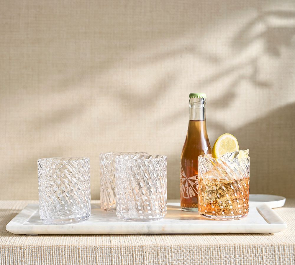 Coastal Drinking Glasses - Set of 4 | Pottery Barn (US)