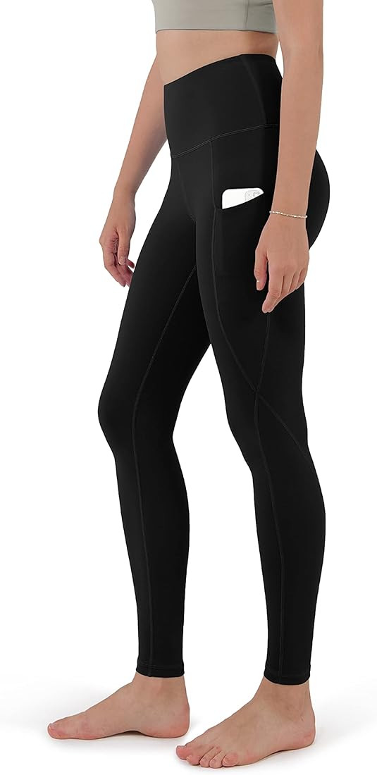 ODODOS Women's High Waisted Yoga Leggings with Pockets,Tummy Control Non See Through Workout Athl... | Amazon (US)
