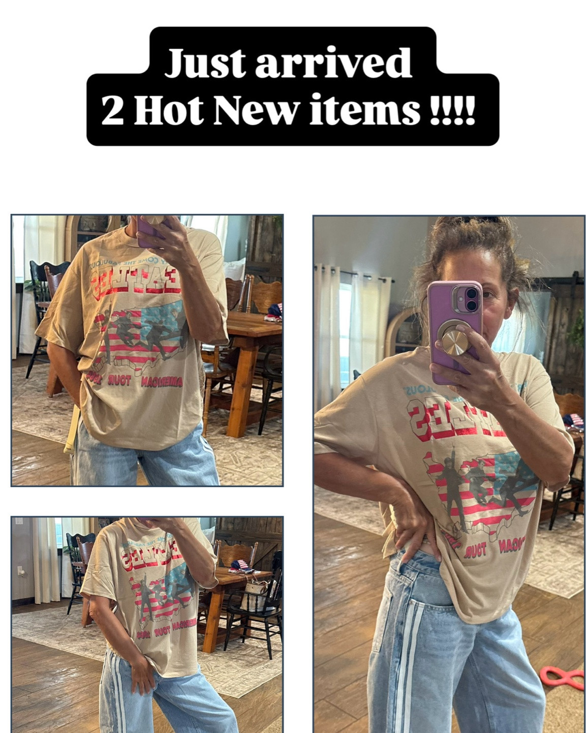 Walmart 2 hot items ready to go!!!   These jeans are to die for.  ( 128lbs sz4). Roomy wide leg!!   This isn’t just a tee it’s elevated.   Check out that lace on the side 🤎🤎🤎🤎🤎🤎

🌈Everyday is a NEW Find
🛍️Comment... SHOP 🛒Follow for all things.. Home 🏡 Casual Fashion👗Workwear💼 Seasonal 🎄🎃🐇
#amazon #amazonessentials #walmart #walmartfashion 
🔗🔗 🌟🙋🏻‍♀️ Disclaimer : “As an Amazon associate and Walmart affiliate I earn from qualifying purchases”

#LTKSeasonal #LTKootd #LTKgrwm