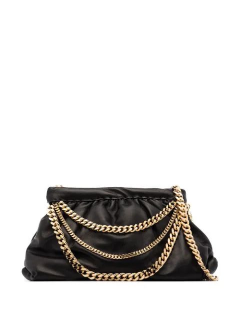 Glam leather shoulder bag | Farfetch (US)