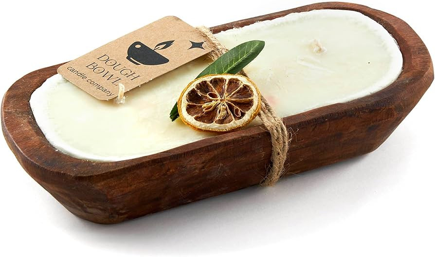 Botanical Soy Candle - 3 Wick Candle Essential Oil Wax Melts, Rustic Farmhouse Decor Odor Elimina... | Amazon (US)