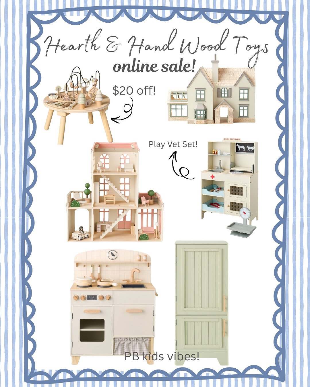 Did you know Hearth and Hand had so many amazing wood toys for kids available online! And almost all of them are on sale right now! Doesn’t that fridge remind you of Pottery Barn kids! 

Follow + comment “KIT” for a link! ✨MUST BE FOLLOWING FOR THE LINK TO COME THROUGH✨