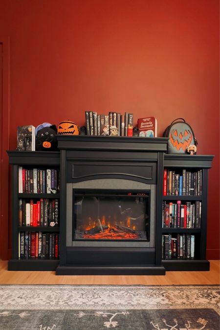 Home decor , faux fireplace , cozy reading ,  cozy home decor 

#LTKHome