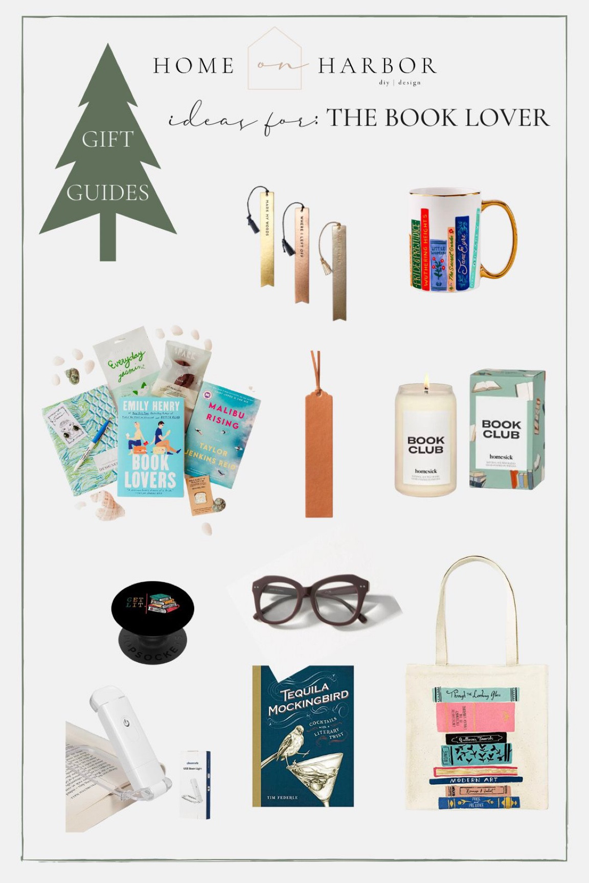 Homeonharbor’s gift guides: gifts for the book lover. 

#LTKunder50 #LTKHoliday #LTKhome