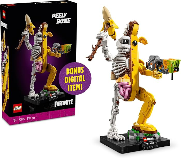 LEGO Fortnite Peely Bone - Collectible Fortnite DIY Kit for Adults, Ages 18+ - Building Set for H... | Amazon (US)