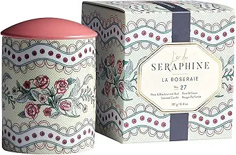 L'or de Seraphine La Roseraie Scented Candle - Essential Oil Candle for Home, Notes of Bulgarian ... | Amazon (US)