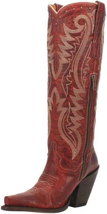 Dan Post Women's Marika Fancy Studded Leather Fashion Tall Boot Snip Toe - Dp4319 | Amazon (US)