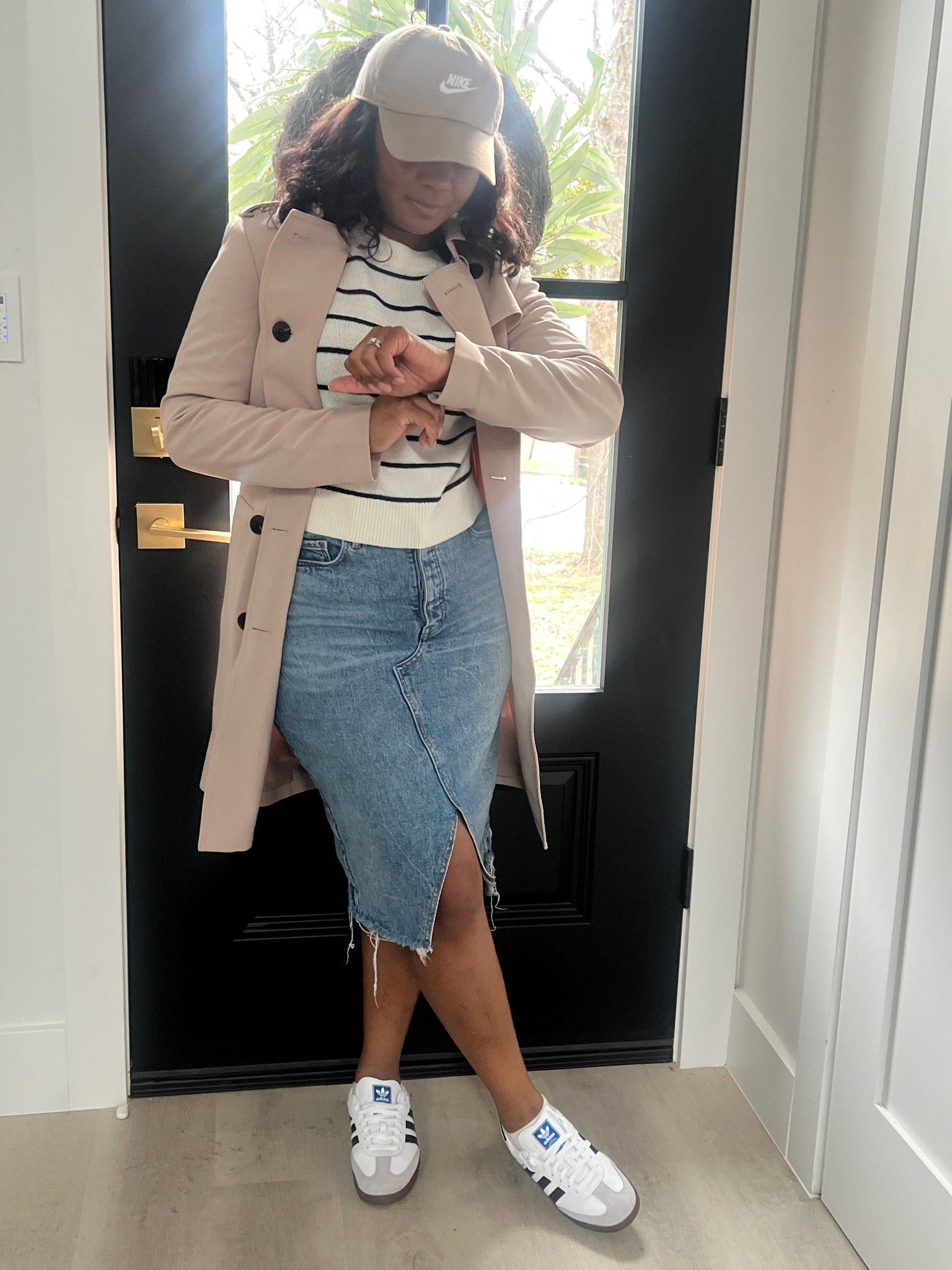 The trench coat: a chameleon of outerwear! 🦎 From rain-soaked streets to red carpet struts, it adapts with effortless grace. Dress it up or down, cinch it tight or let it flow – its versatility is unmatched. A symbol of sophistication, a shield from the elements, or a statement piece, the trench coat wears many hats. Literally! 🎩 #TrenchCoatVersatility 

#LTKSpringSale #LTKSeasonal