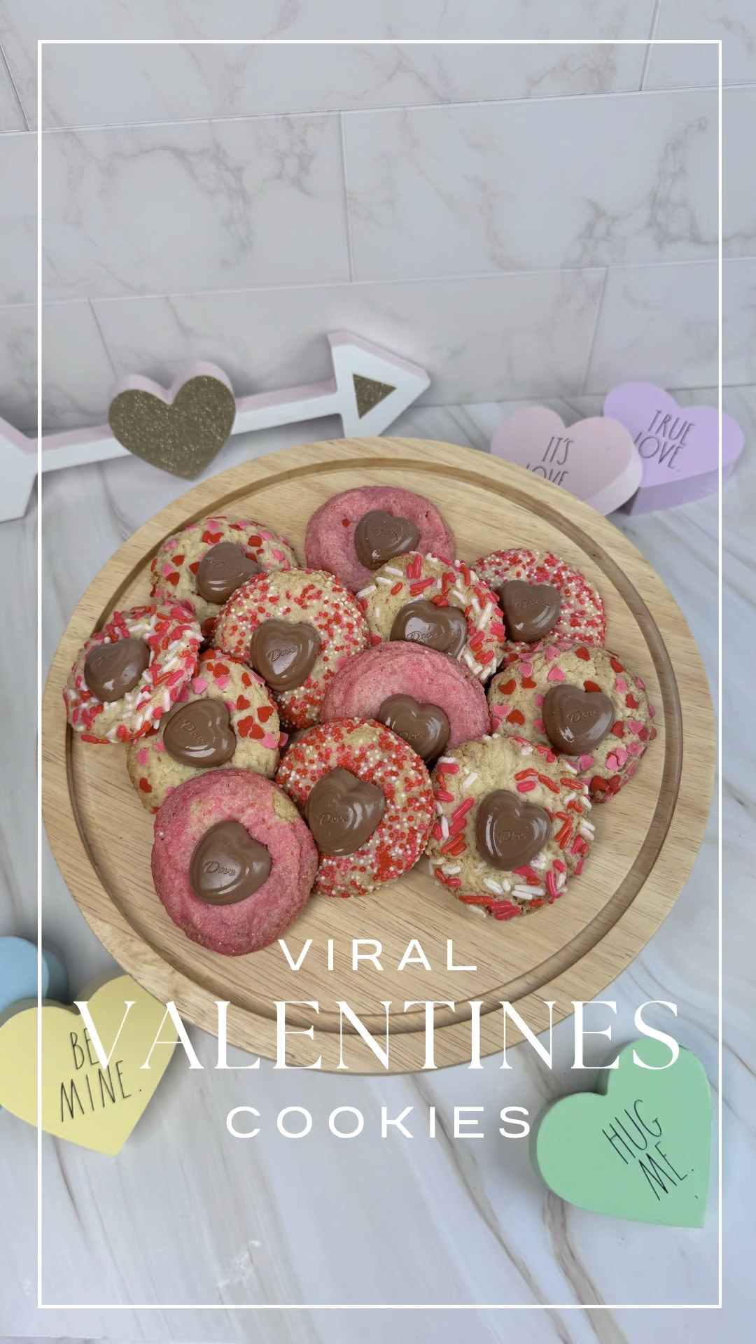 Tap LTK link in bio to shop or comment SHOP and I'll send a DM with the links to shop. Viral Sprinkle Cookies- Perfect Valentines Day treat. All you need is Pilsberry Sugar Cookie Dough, festive Valentine's Day sprinkles and Dove Chocolate Hearts. Roll the cookie dough in sprinkle, bake and then top with a chocolate heart. It's as simple as that. Enjoy! 

VALENTINES TREATS
VIRAL RECIPE
TARGET FINDS

https://liketk.it/4sR46

#LTKparties #LTKSeasonal #LTKVideo