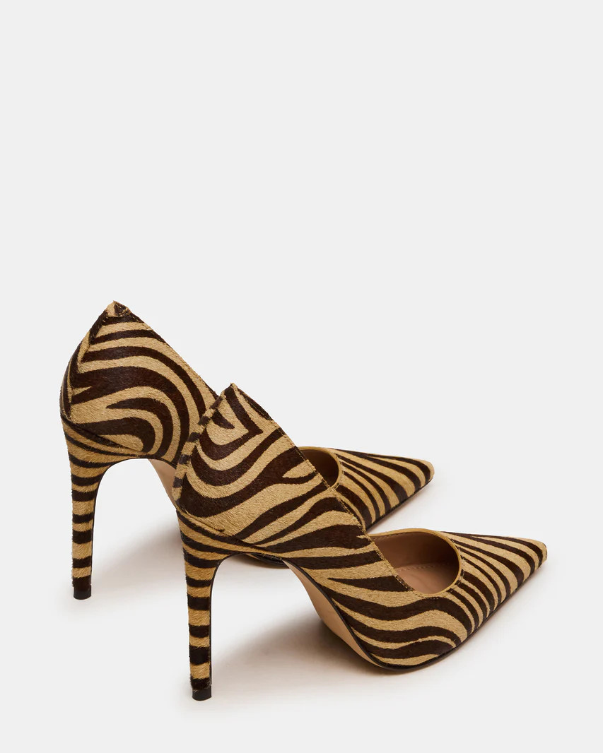 NOIR Tiger Pointed-Toe Stiletto Pump Women's Heels | Steve Madden (US)