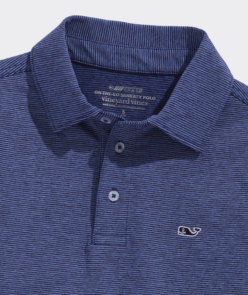 Boys' Performance St. Jean Stripe Sankaty Polo | vineyard vines