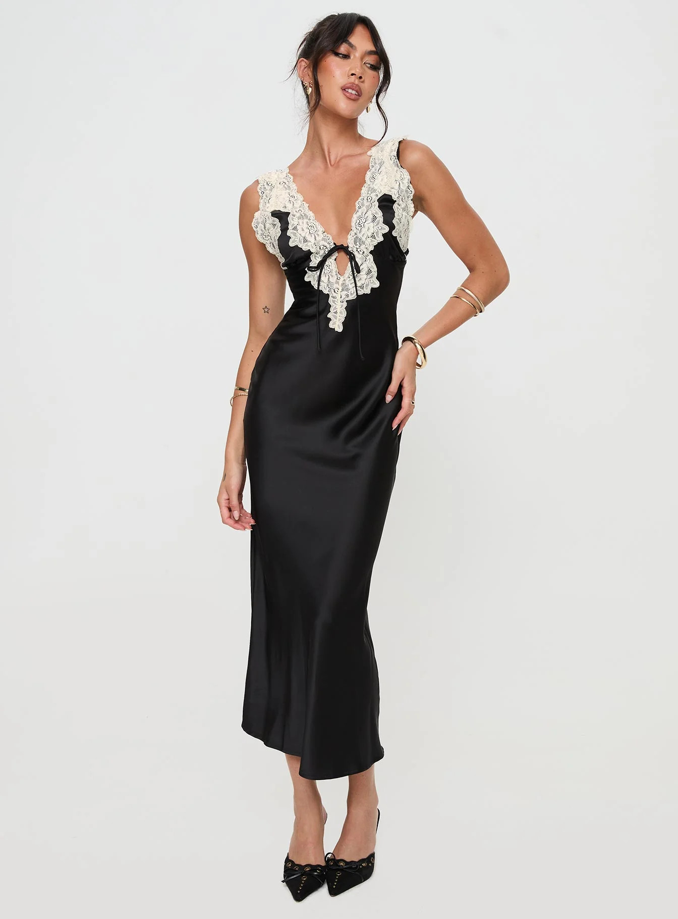Nourish Maxi Dress Black | Princess Polly US