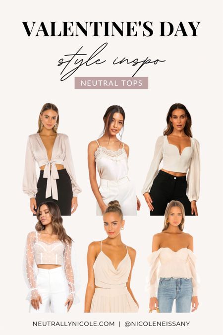 Neutral tops for Valentine’s Day

// #ltkunder100 neutral style, Valentines Day outfit, Revolve, Lulus, Petal and Pup, blouse, crop top, bodysuit, cami, blush, white, ivory, pink, date night

#LTKFind #LTKstyletip #LTKunder50