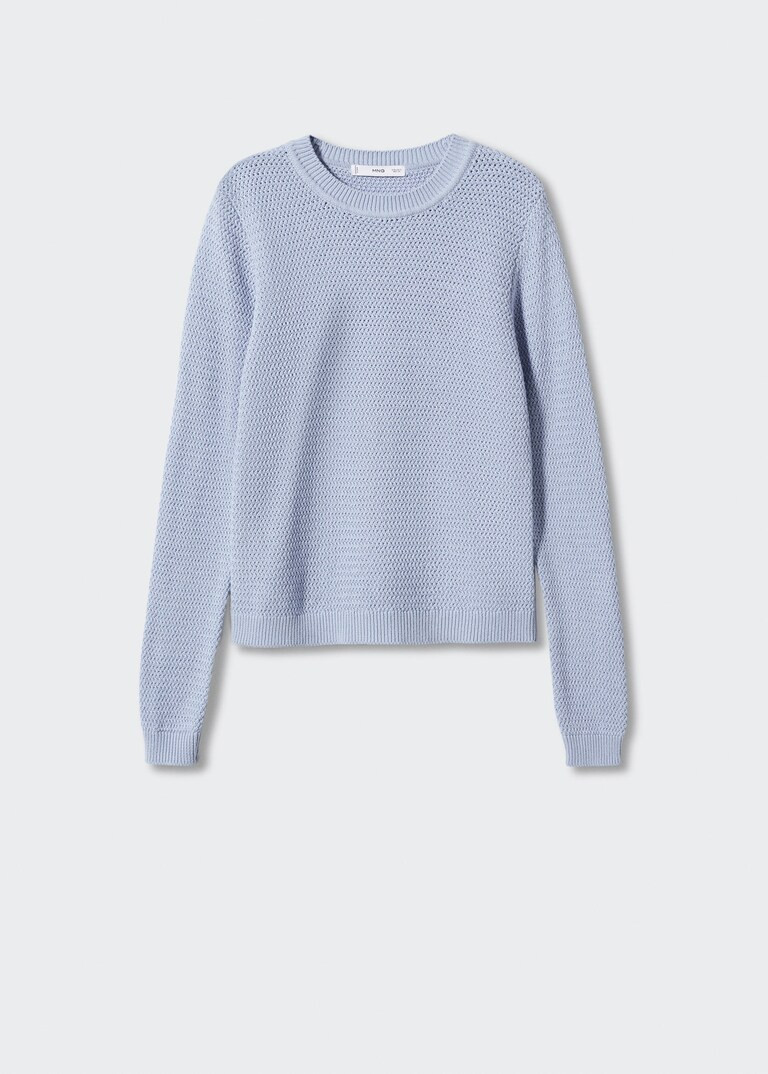 Knit cotton sweater -  Women | Mango USA | MANGO (US)