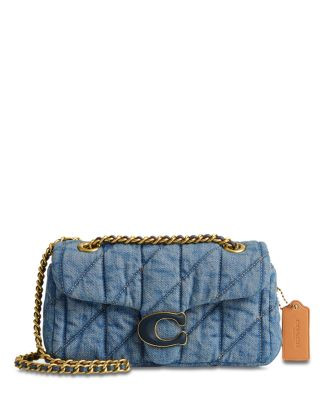 Tabby 20 Quilted Denim Shoulder Bag | Bloomingdale's (US)