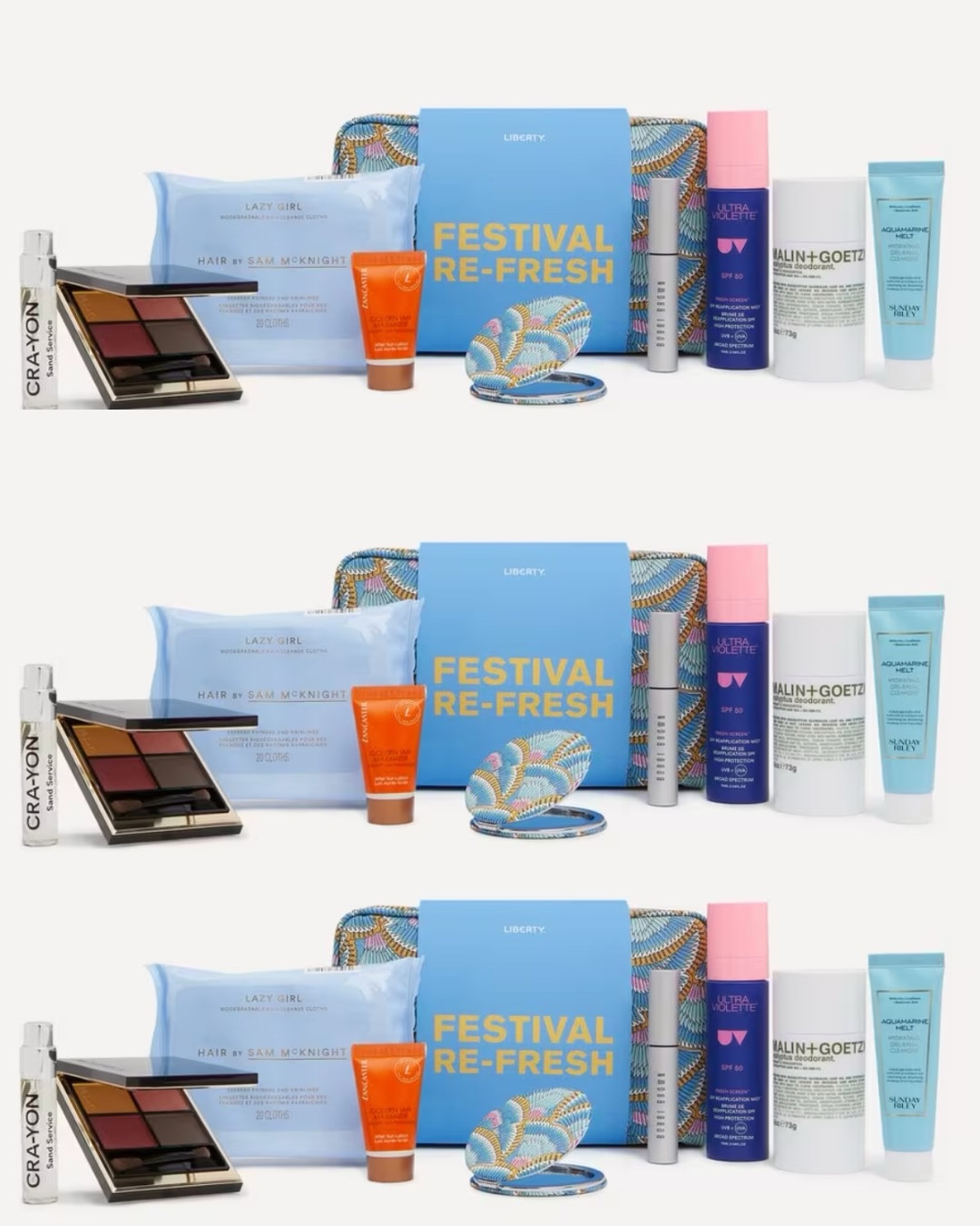 🆕 Liberty Edits

🏕️Festival Re-Fresh Kit ~ £75 ~ Worth £260

💛 The Founders Edit by Trinny Woodall ~ £140 ~ Worth £468

💙His Essentials Edit ~ £85 ~ Worth £60 (All items are suitable for women too)

#liberty 
#libertyedit
#libertylondon 
#beautyedit 
#trinny 
#festivalbeauty
#libertybeautykit 
#libertybeautyedit 


#LTKbeauty