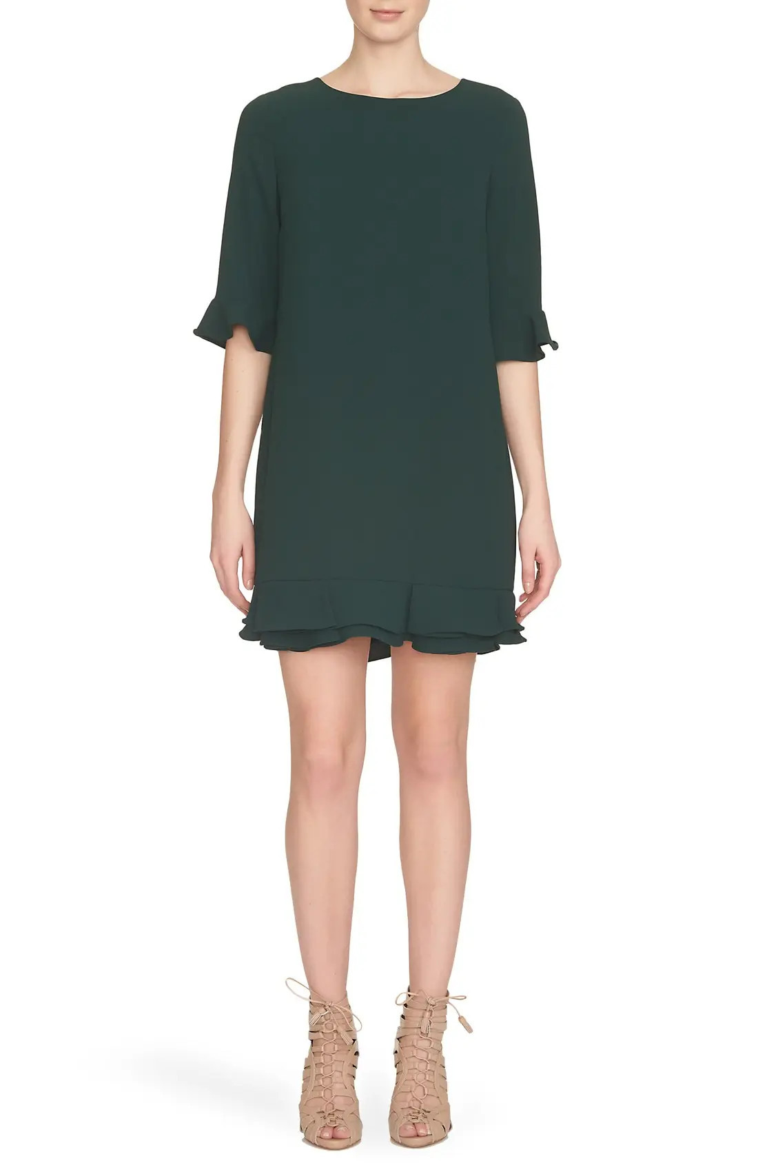 'Kate' Ruffle Hem Shift Dress | Nordstrom