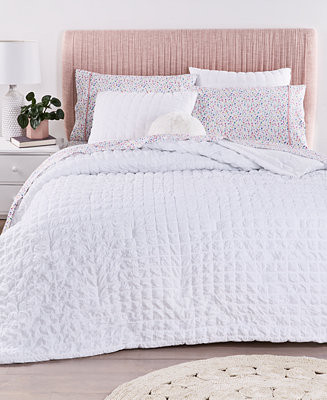 Whim by Martha Stewart Seersucker 2-Pc. Twin/Twin XL Comforter Set, Created for Macy's & Reviews ... | Macys (US)