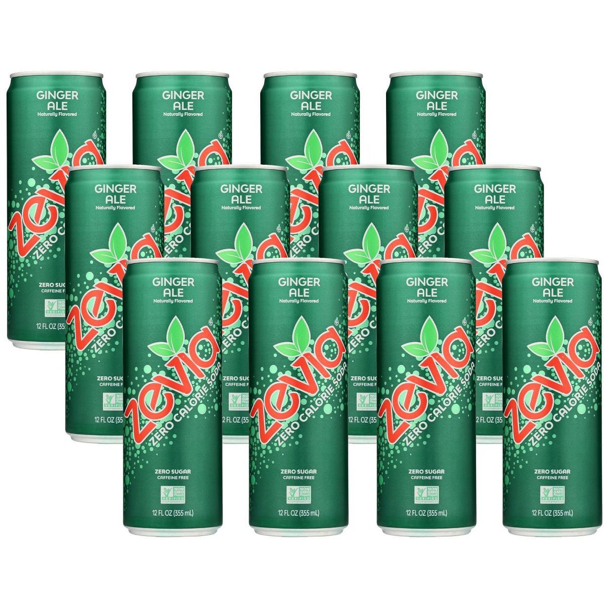 Zevia Ginger Ale Zero Calorie Soda - Case of 12/12 oz | Target