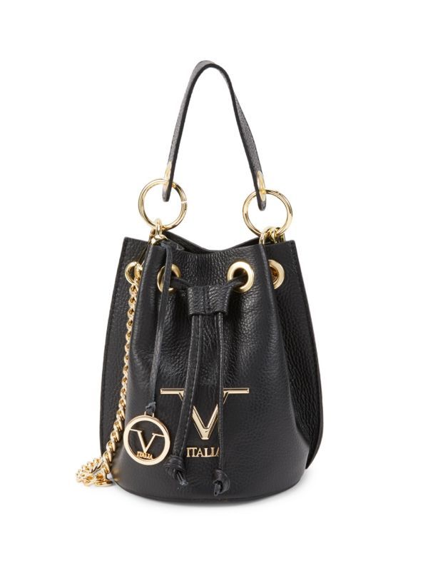 Registered Trademark of Versace 19.69 Leather Mini Bucket Bag | Saks Fifth Avenue OFF 5TH