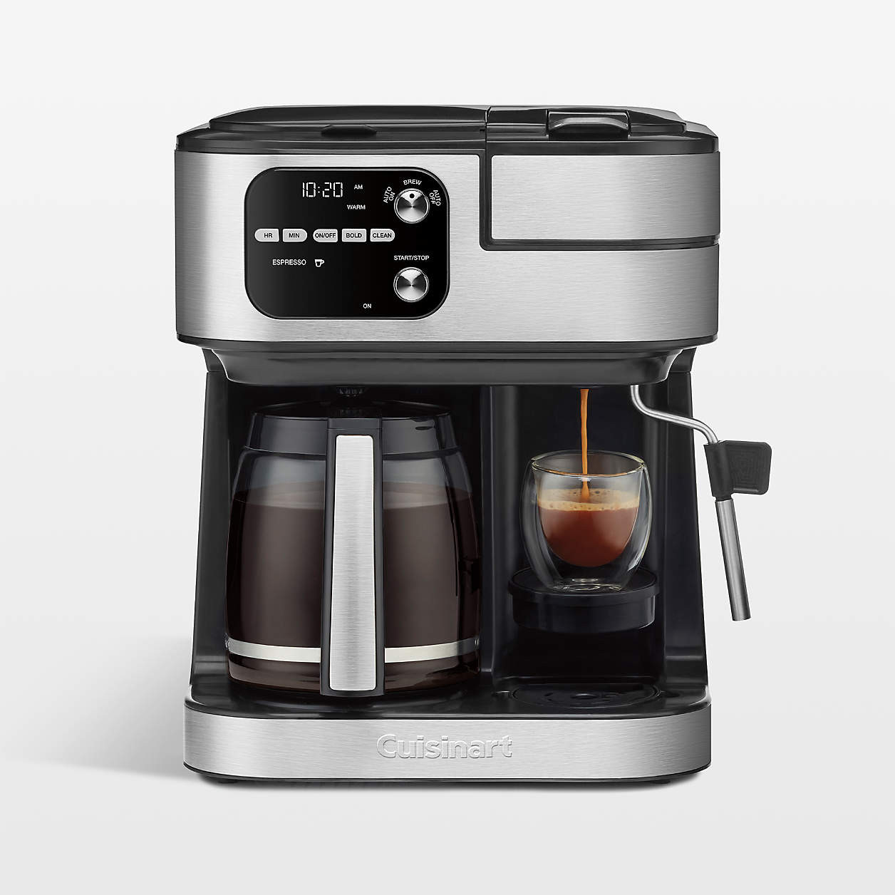 Cuisinart Coffee Center Barista Bar 4-In-1 Coffee Maker + Reviews | Crate & Barrel | Crate & Barrel