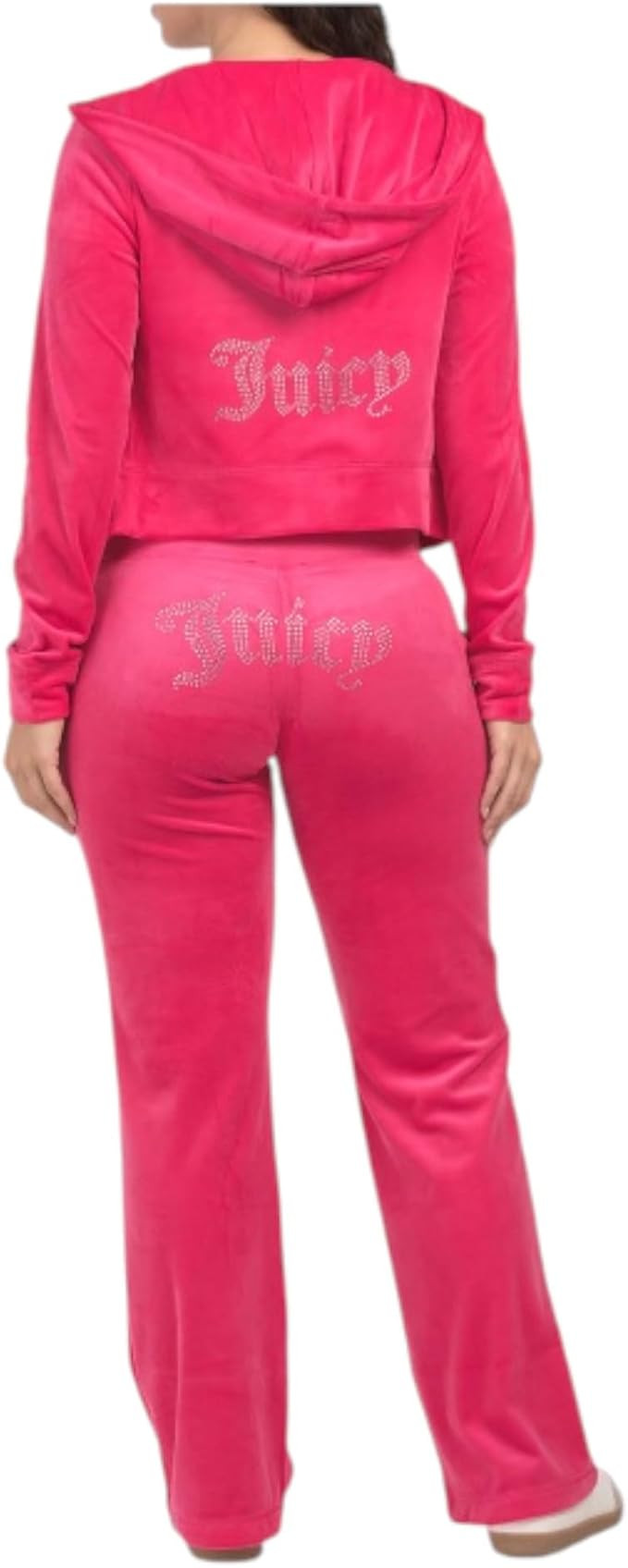 Juicy Couture Women's Bling Velour Tracksuit | Amazon (US)